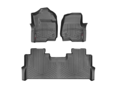 2017 Ford SuperCrew WeatherTech FloorLiner Set- Black